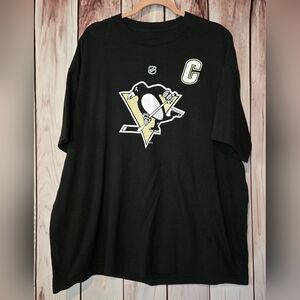 Reebok Pittsburgh Penguins Crosby Crew Neck Jersey Tee Men's 2XL